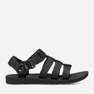 Teva Original Dorado Men's Black Hiking Sandals CA04275 Canada Sale